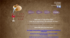 Desktop Screenshot of canawinebar.com